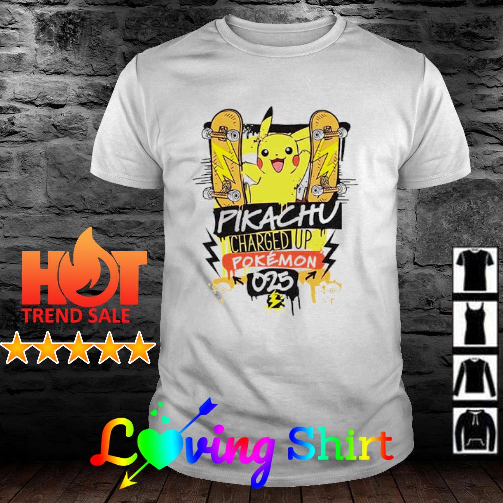 Nice pokemon Pikachu Charge Up shirt