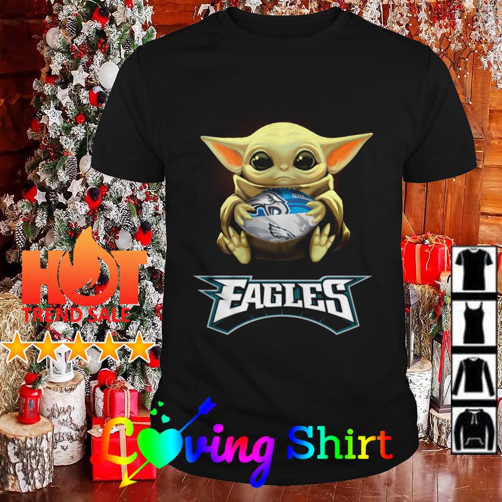 Official Star Wars baby Yoda hug Philadelphia Eagles Shirt, hoodie